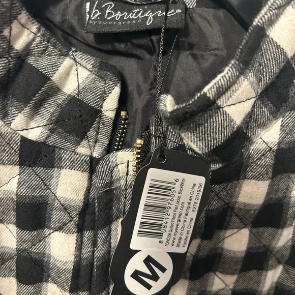 Brand New b.Boutique Quilted Buffalo Plaid Jacket - Size M
New with tag. NWT - Picture 6 of 10